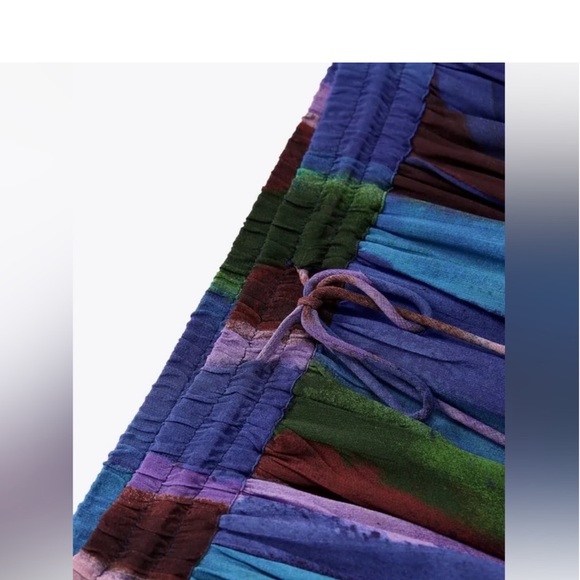 ZARA 2pc SET BEADED CAMISOLE & SKIRT Size MEDIUM - Picture 5 of 7